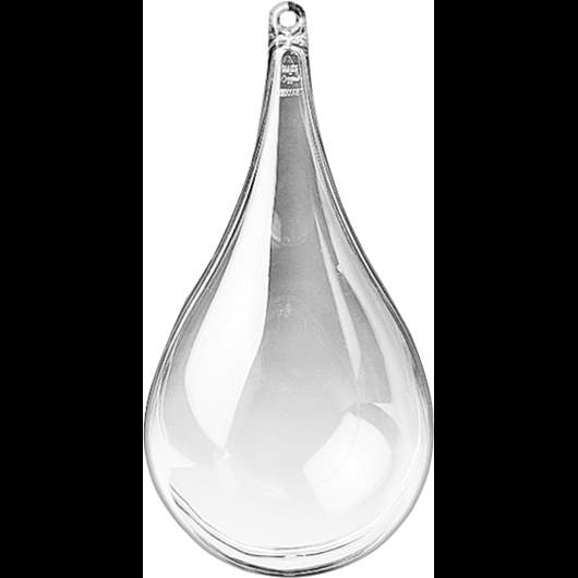 Acrylic drop with suspension eye 18cm divisible